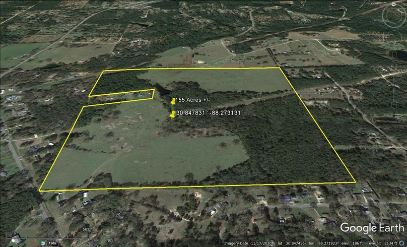 Aerial #2 Approx. 155 Acres Mobile County, AL