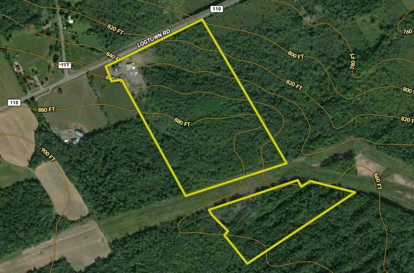 Montgomery County NY 61.5 Mast Contour Map