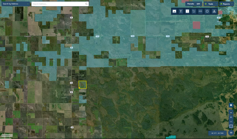 Marshall Co 160 Public Lands Map