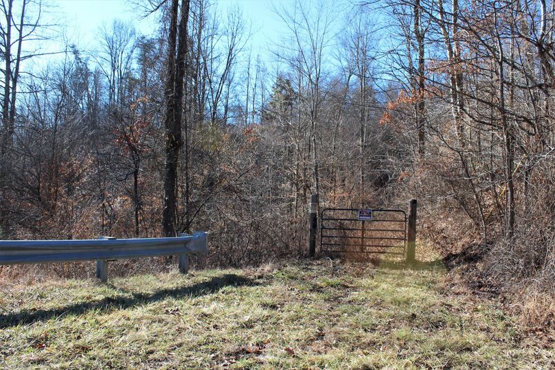 018 gated entrance at the northeast section of the property off of KY 15
