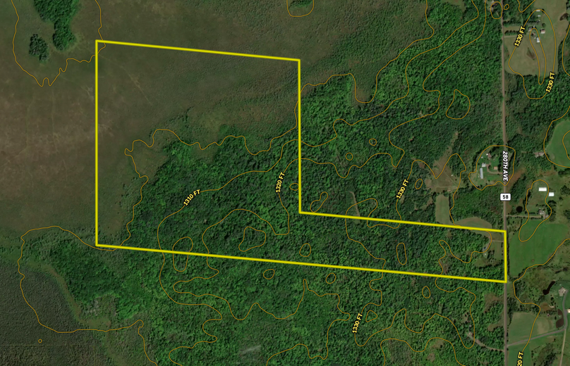 Mille lacs 197 Contour