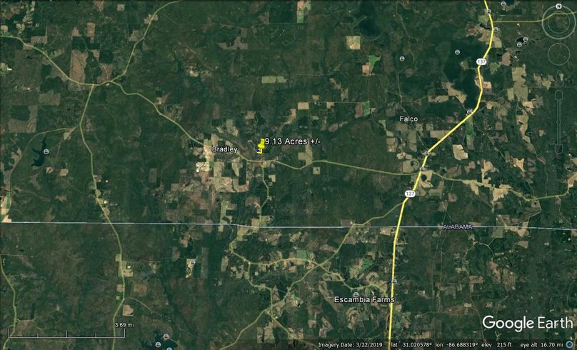 Aerial #6 Approx. 9.13 Acres Escambia County, AL