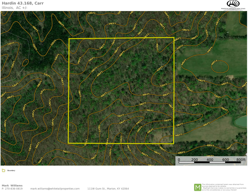 Hardin co. IL 43 topo