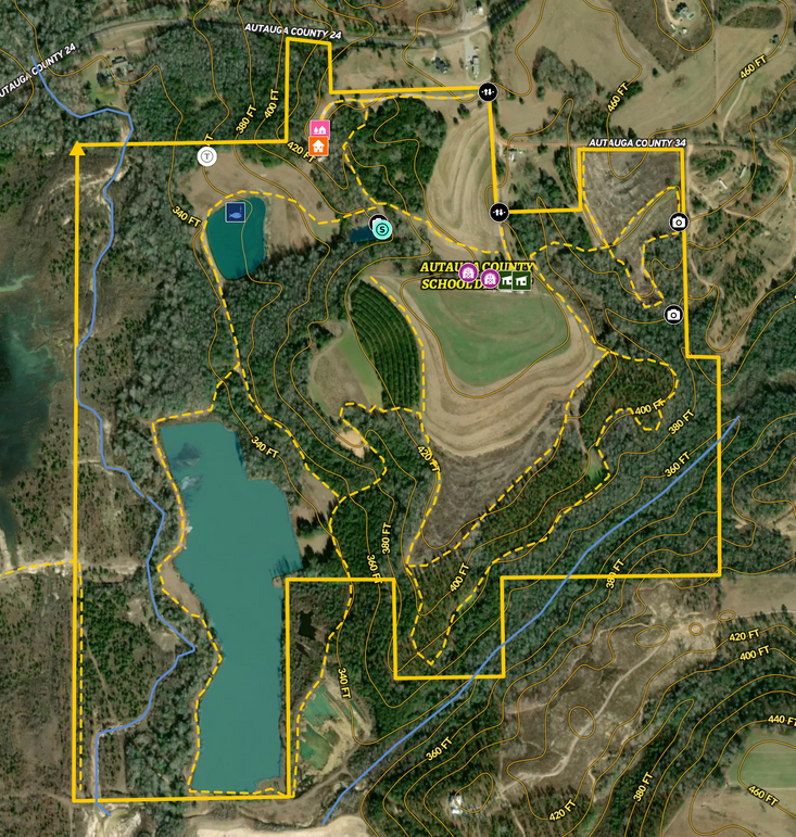 Autauga 293 Aerial Contours