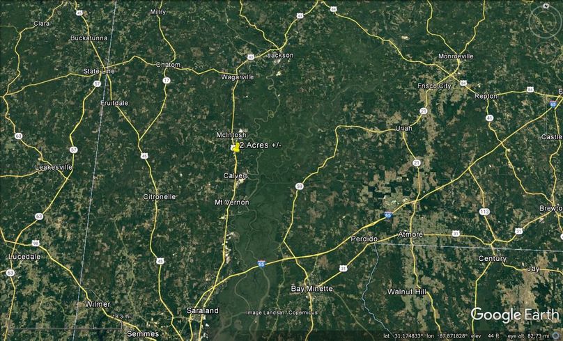 Aerial #7 Approx. 2 Acres Washington County, AL
