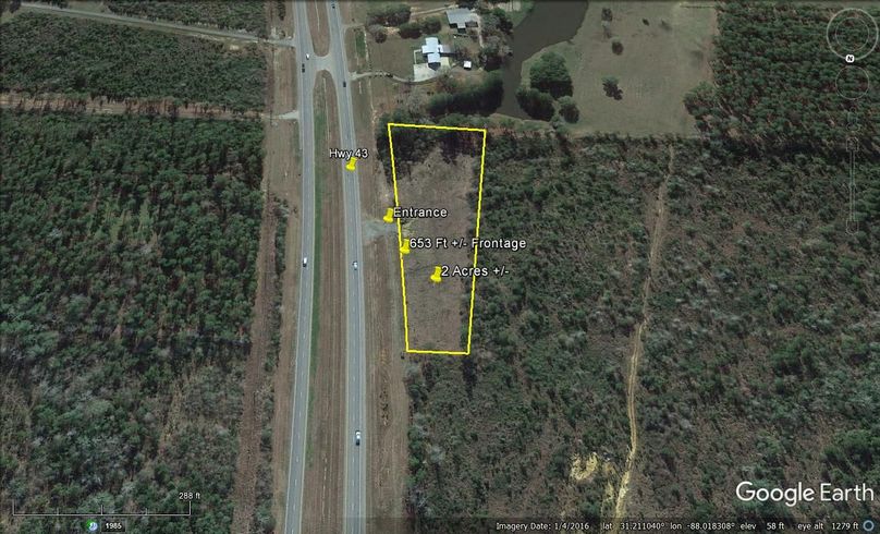 Aerial #4 Approx. 2 Acres Washington County, AL