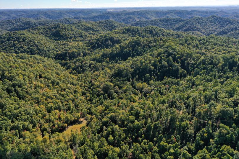 026 aerial drone shot from the southeast corner looking west across the property