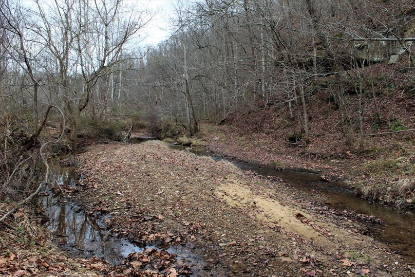 020 the creek crossing where the road leads into the property