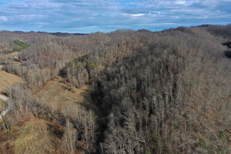 027 aerial drone shot from the south boundary looking north