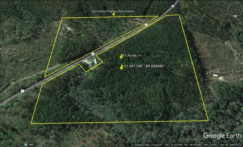 Aerial #4 Approx. 37 Acres Covington County, AL