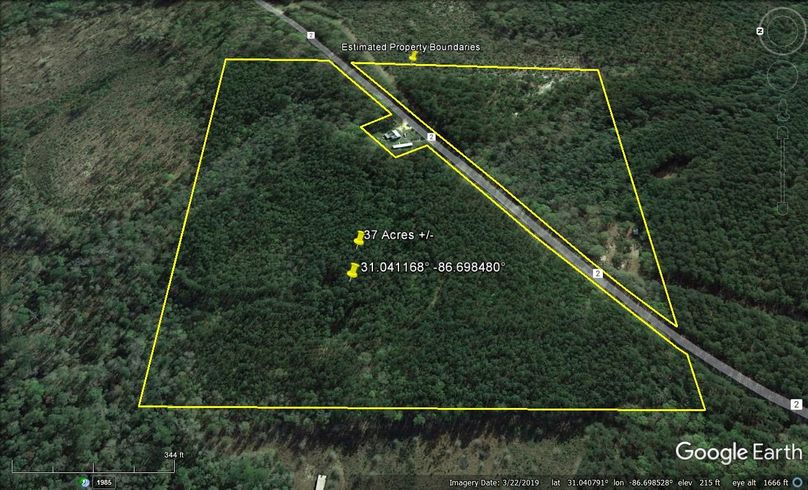 Aerial #3 Approx. 37 Acres Covington County, AL