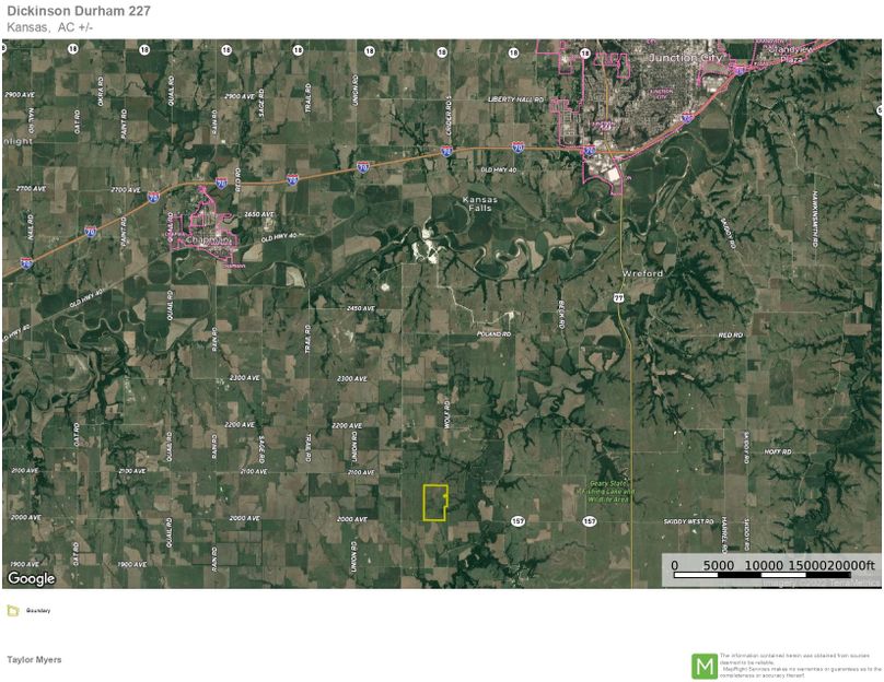 Dickinson Durham Aerial Out