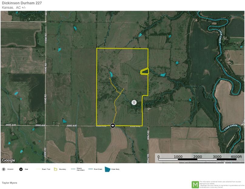 Dickinson Durham Aerial In