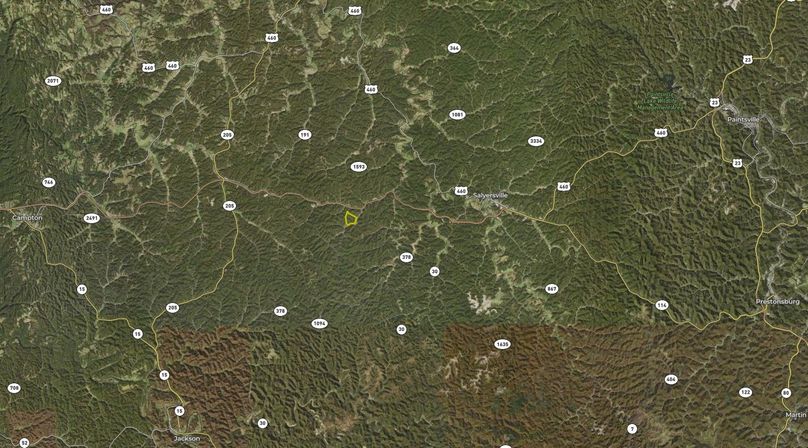 024 Magoffin 200 MapRight zoomed out with surrounding areas