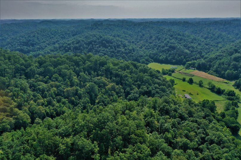 012 beautiful drone shot looking over the valley