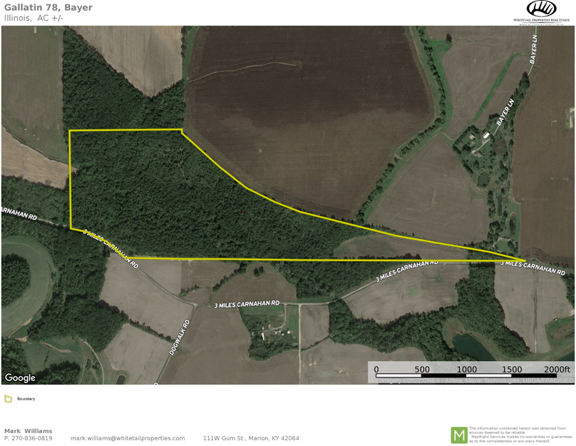 Gallatin co. IL 78 aerial