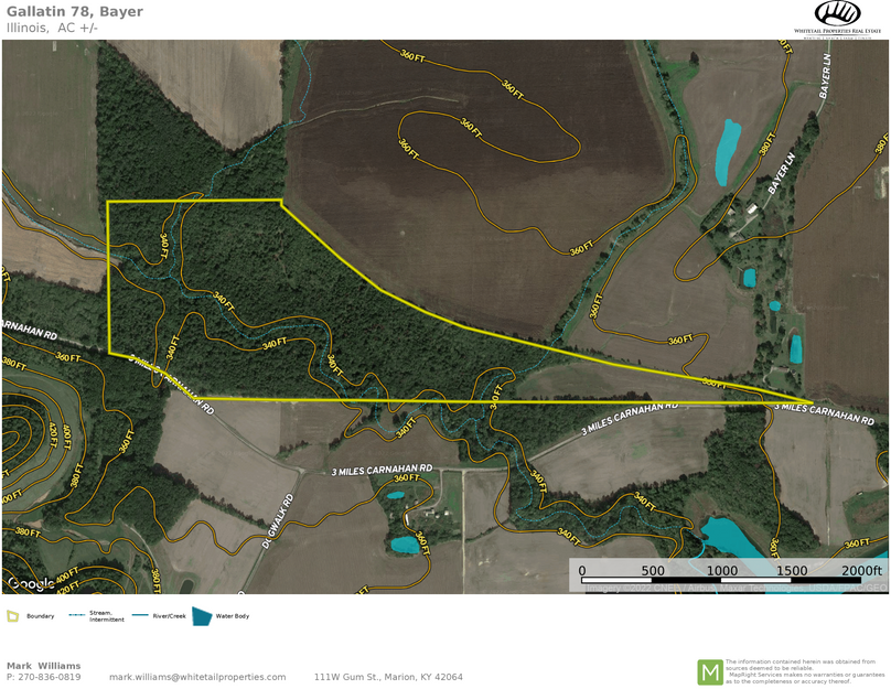 Gallatin co. IL 78 topo