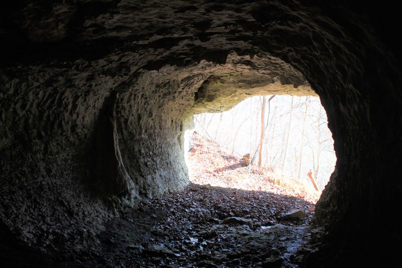 004 view from inside the cave looking out