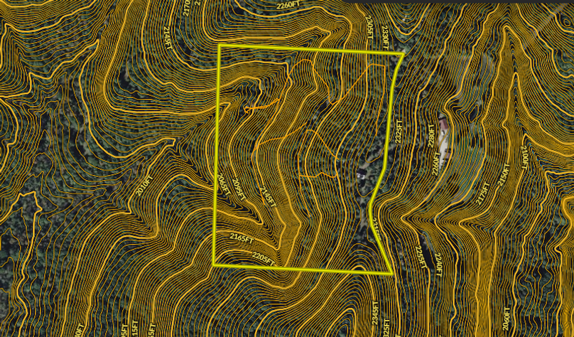 Hill Contour Aerial