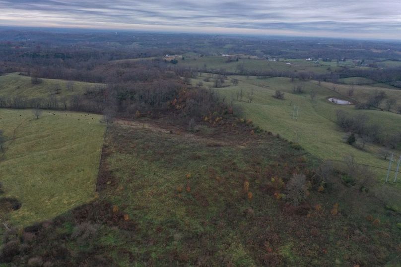005 aerial drone view from the middle of the property looking to the south