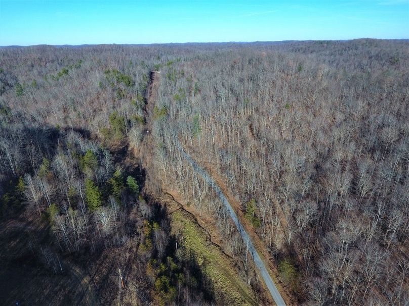 039 aerial drone shot near the middle of the property looking north east