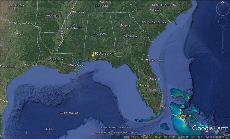 Aerial #9 Approx. 40 Acres Baldwin County, AL