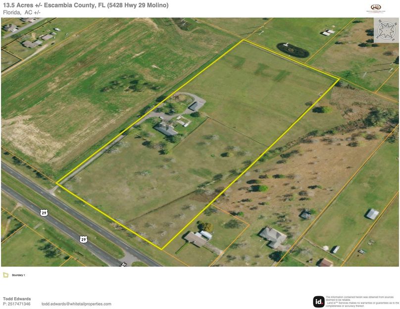 Aerial #3 Approx. 13.5 Acres Escambia, FL copy