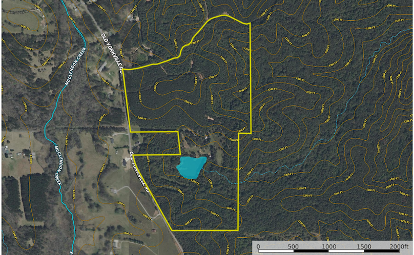 Contour Map - Paulding GA 87.74