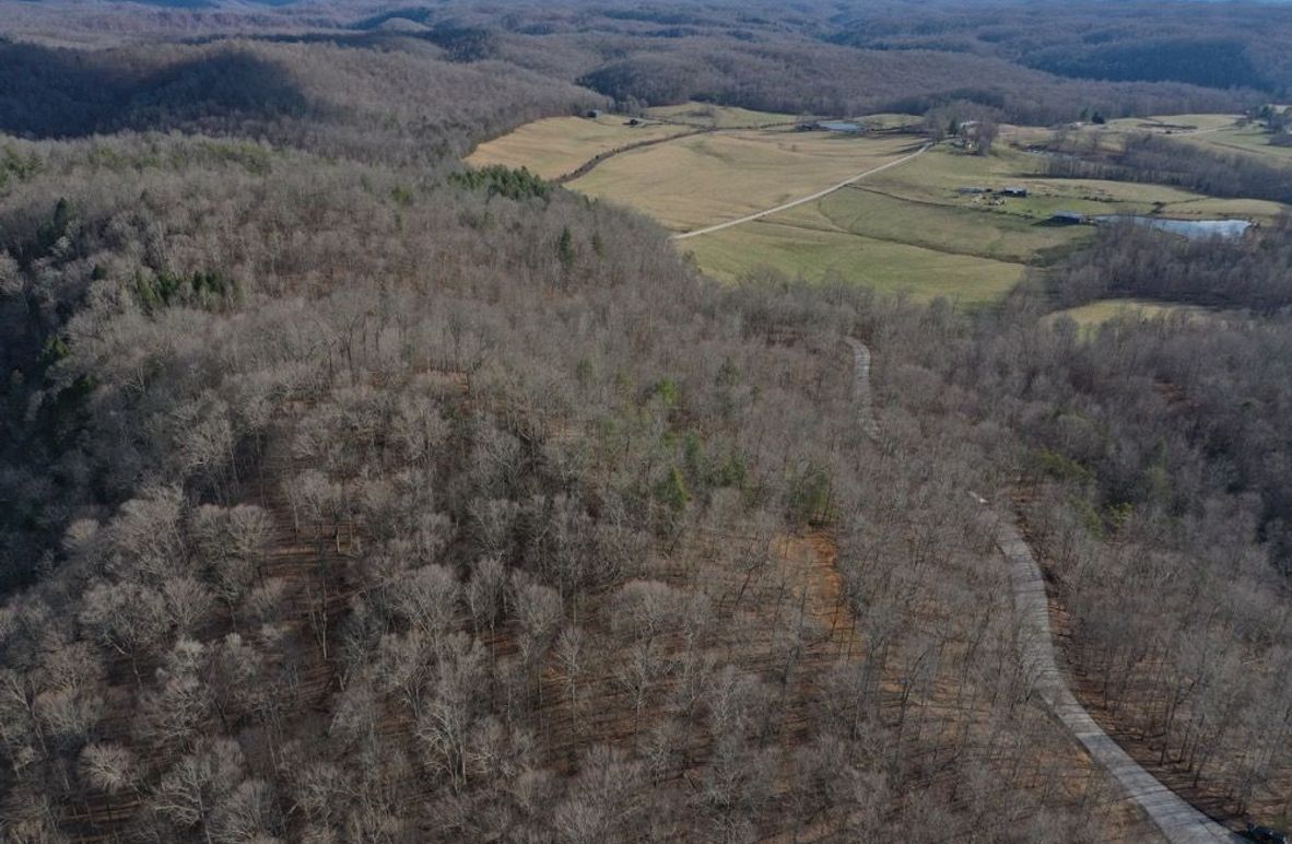 004 aerial drone view from the northern boundary looking to the southeast