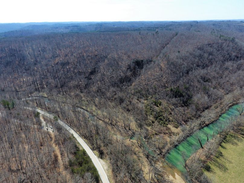 023 drone shot from the western boundary facing southeast