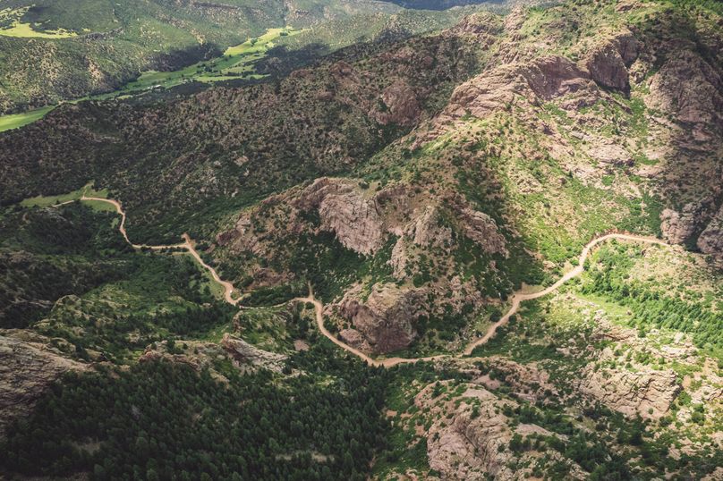 Teller Co 243.32 Kief - 07 Aerial View From Top of Mountain