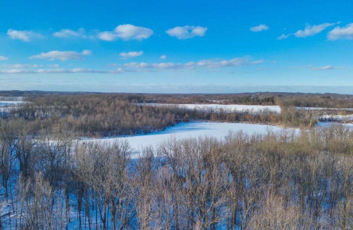 1 South Line over foodplot looking N over lake