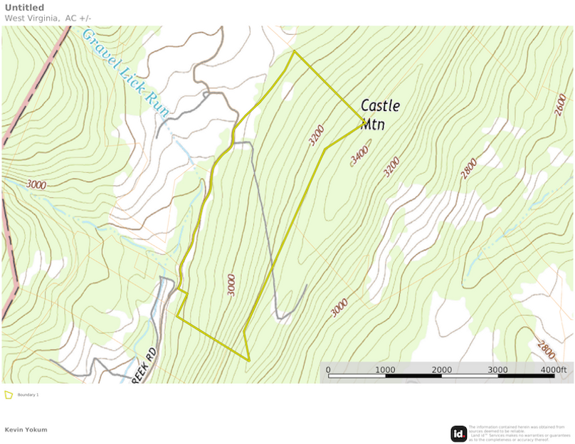 Pend Co WV 220 Hartman map 2 topo