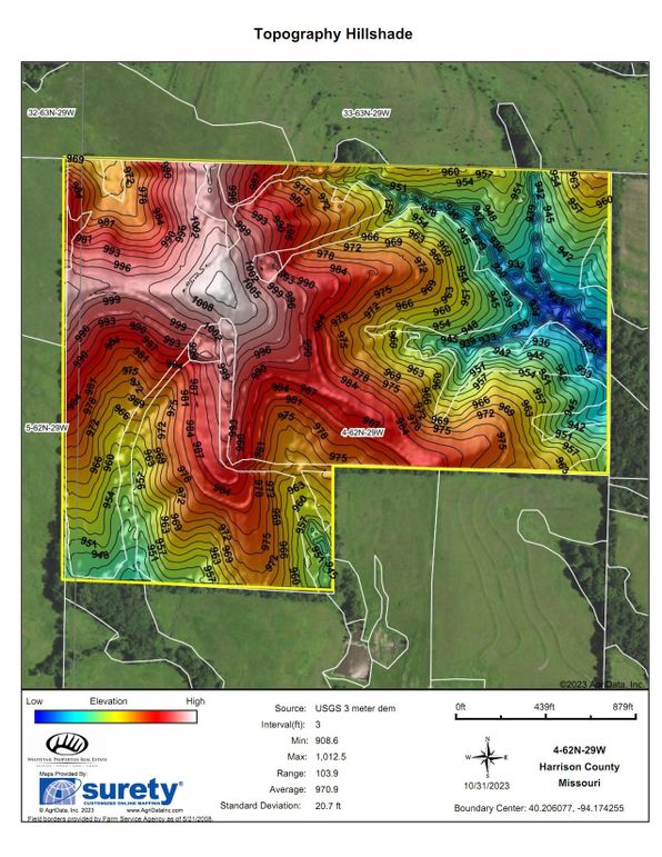 Topography Hillshade