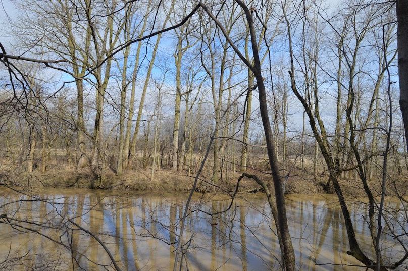 SW corner of property