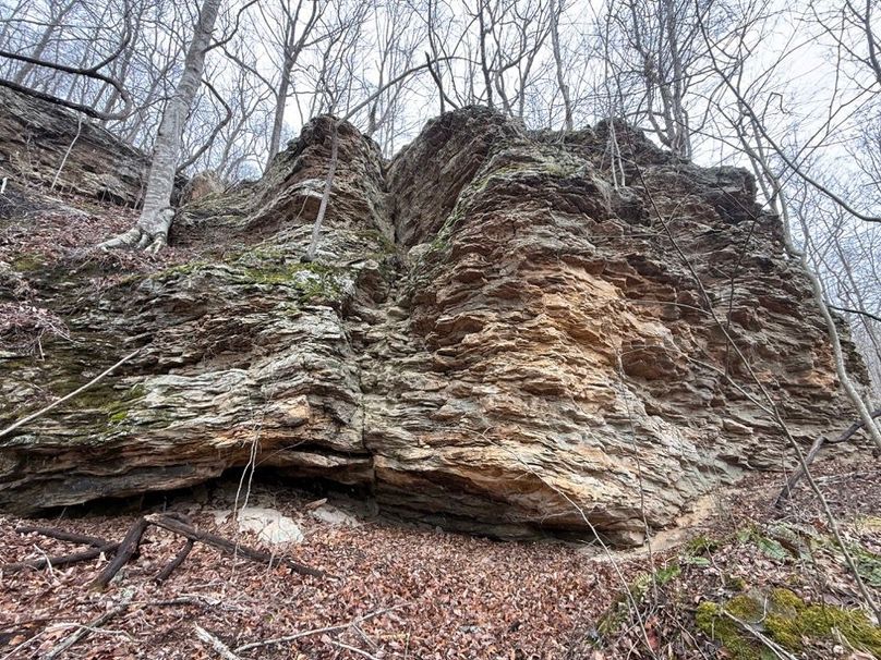002 impressive rock feature in the east portion of the property