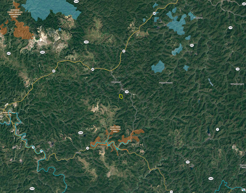 036 MapRight with surrounding areas, main waterways, and public ground