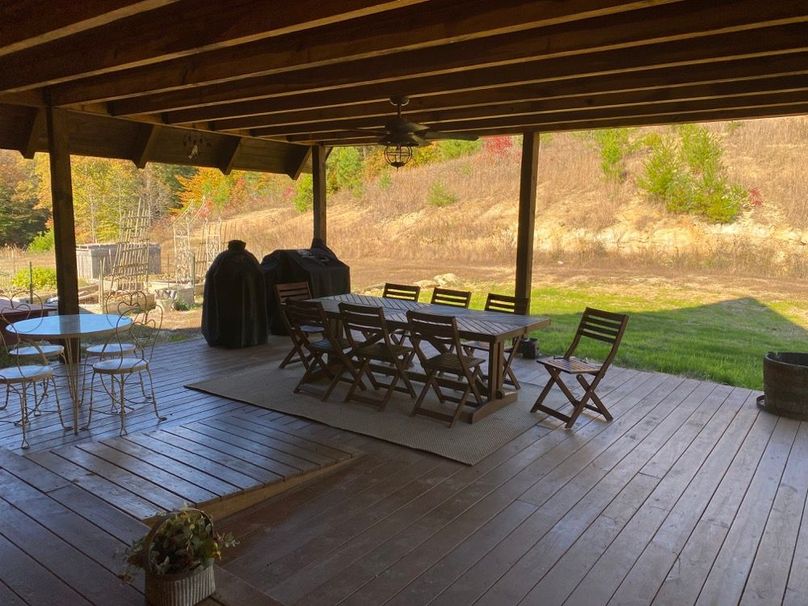 026 the covered back porch area, the perfect gathering spot