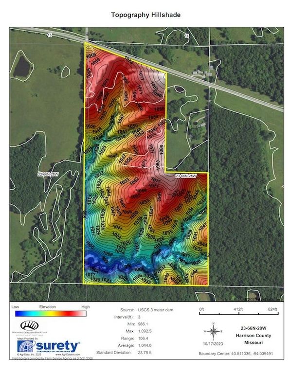 Topography Hillshade