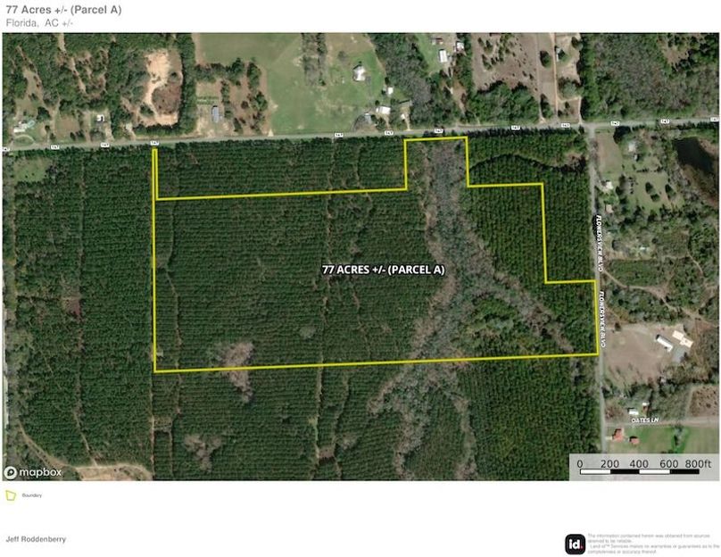 Aerial #1 - 77 Acres - Parcel A - Walton, FL Infinite Velocity Trust