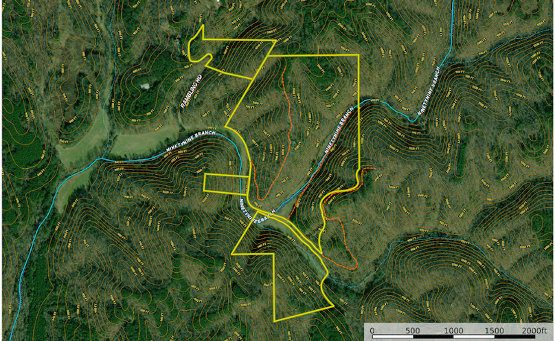 Contour Map - 100 Ac.