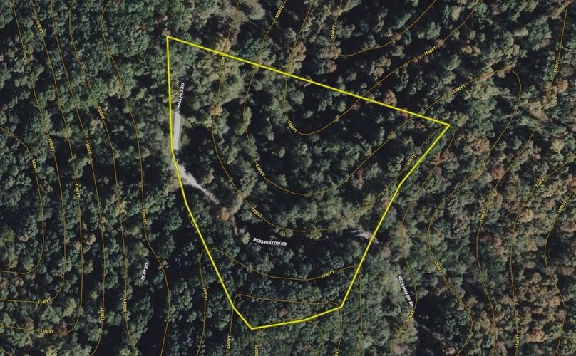 017 Powell 5.71 Land ID map zoomed in with contour lines