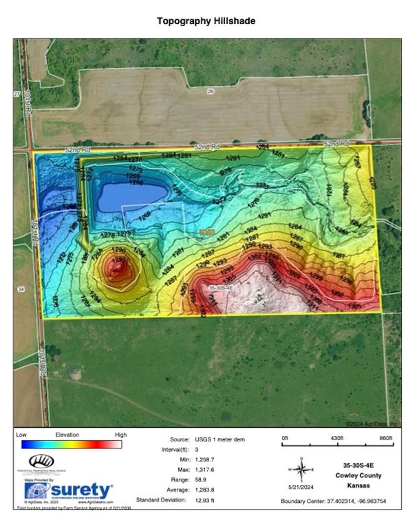 Cowley Thurow 77.94 Hillshade