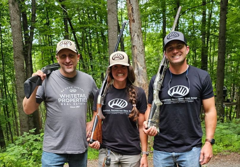 Whitetail Properties Agents enjoying an afternoon of shooting at Stonewall.