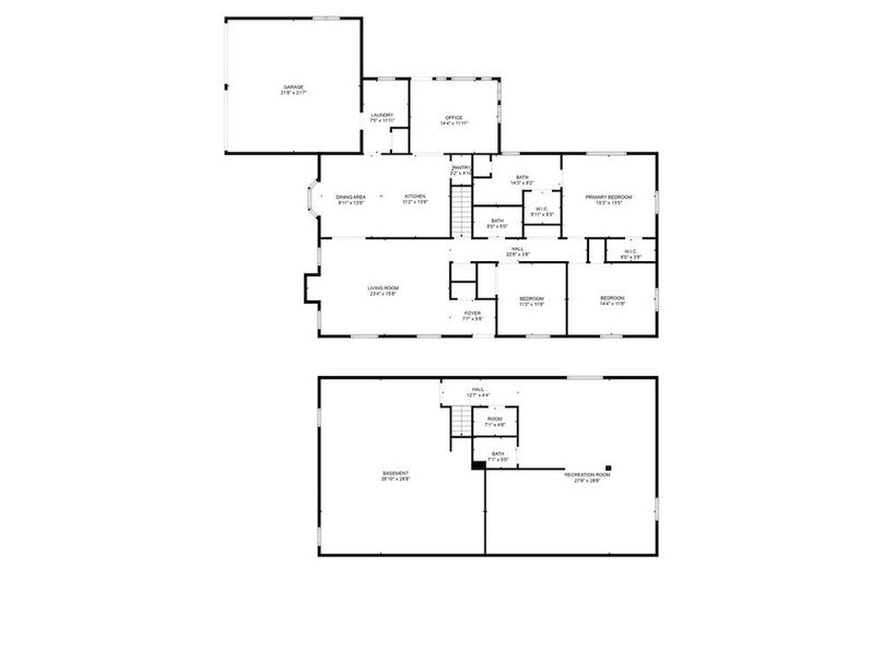 1435 Epley - Floor plan