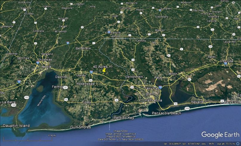 Aerial #7 Approx. 40 Acres Baldwin County, AL