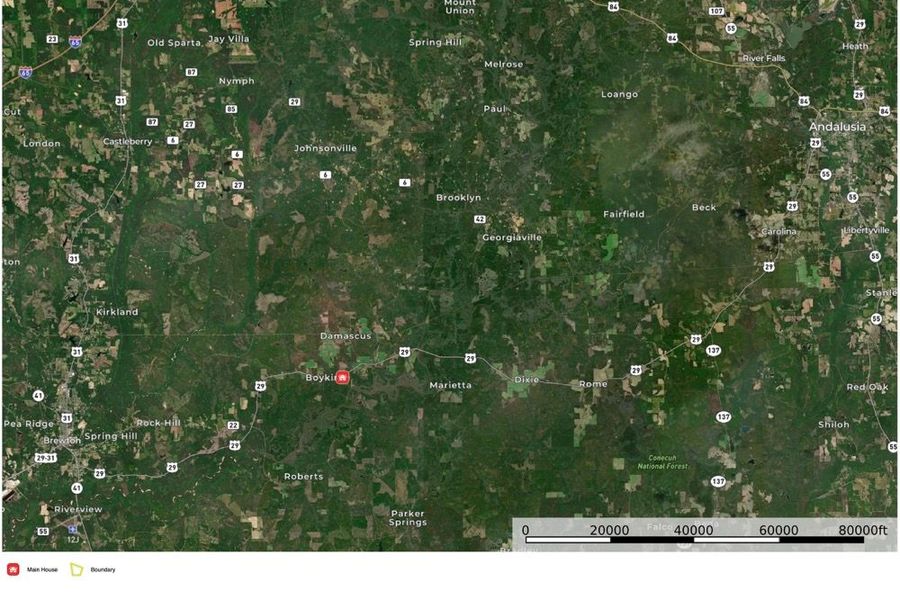 Aerial #3 Approx. 26 Acres Escambia County, AL
