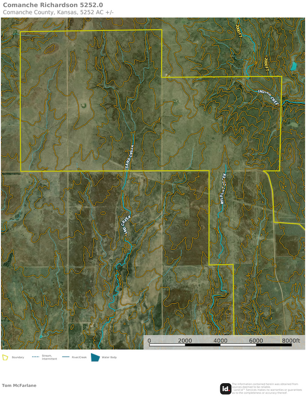 Comanche Richardson 5252 Topo North