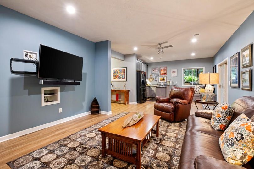 53 Basement Living Area And Kitchen