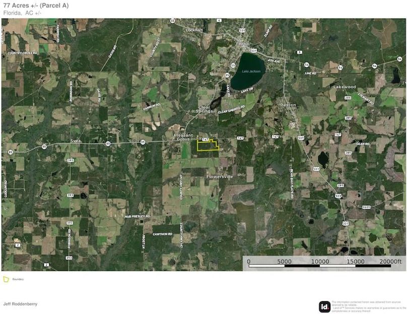 Aerial #2 - 77 Acres - Parcel A - Walton, FL. - Infinite Velocity Trust